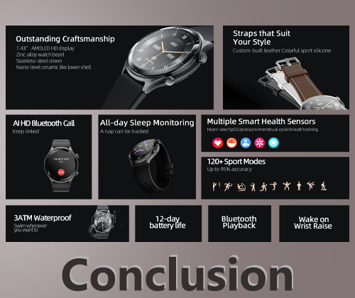 ویژگی های ساعت هوشمند کیو سی وای مدل Active GT